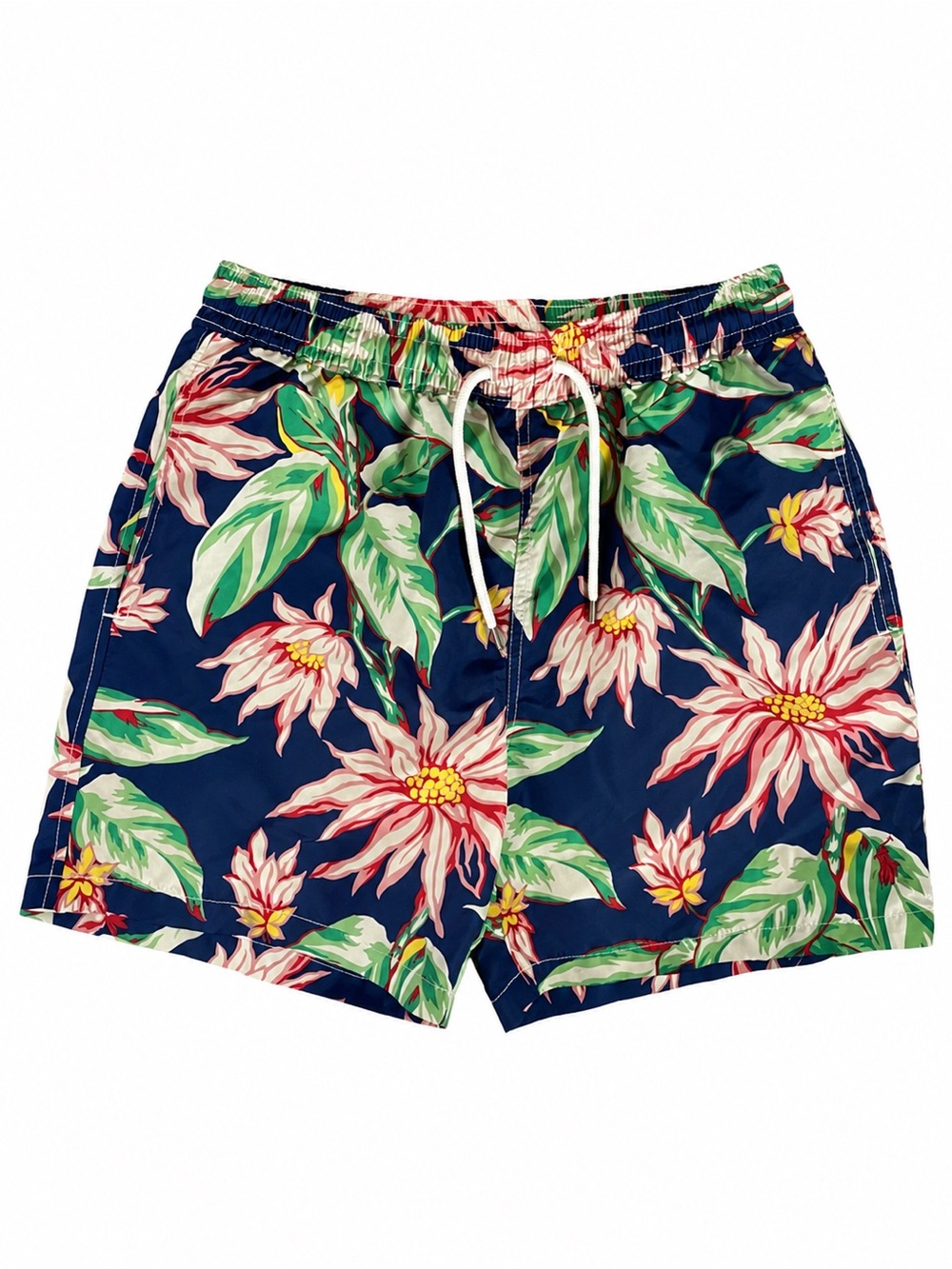 Polo Ralph Lauren Men’s Swim Trunks Board Shorts Style Navy Tropical Sz. Med.